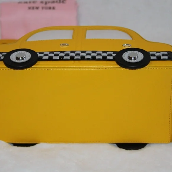 NWT Kate spade Designer Bag leather 3D taxi cab crossbody bag Purse Handbag - Picture 5 of 7